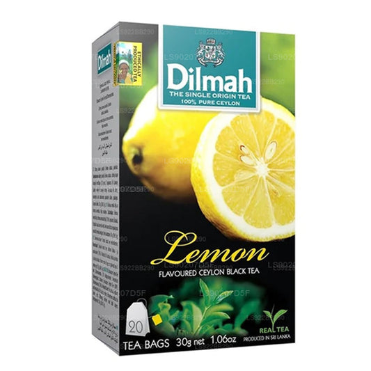 Thé aromatisé au citron Dilmah (30g) 20 sachets