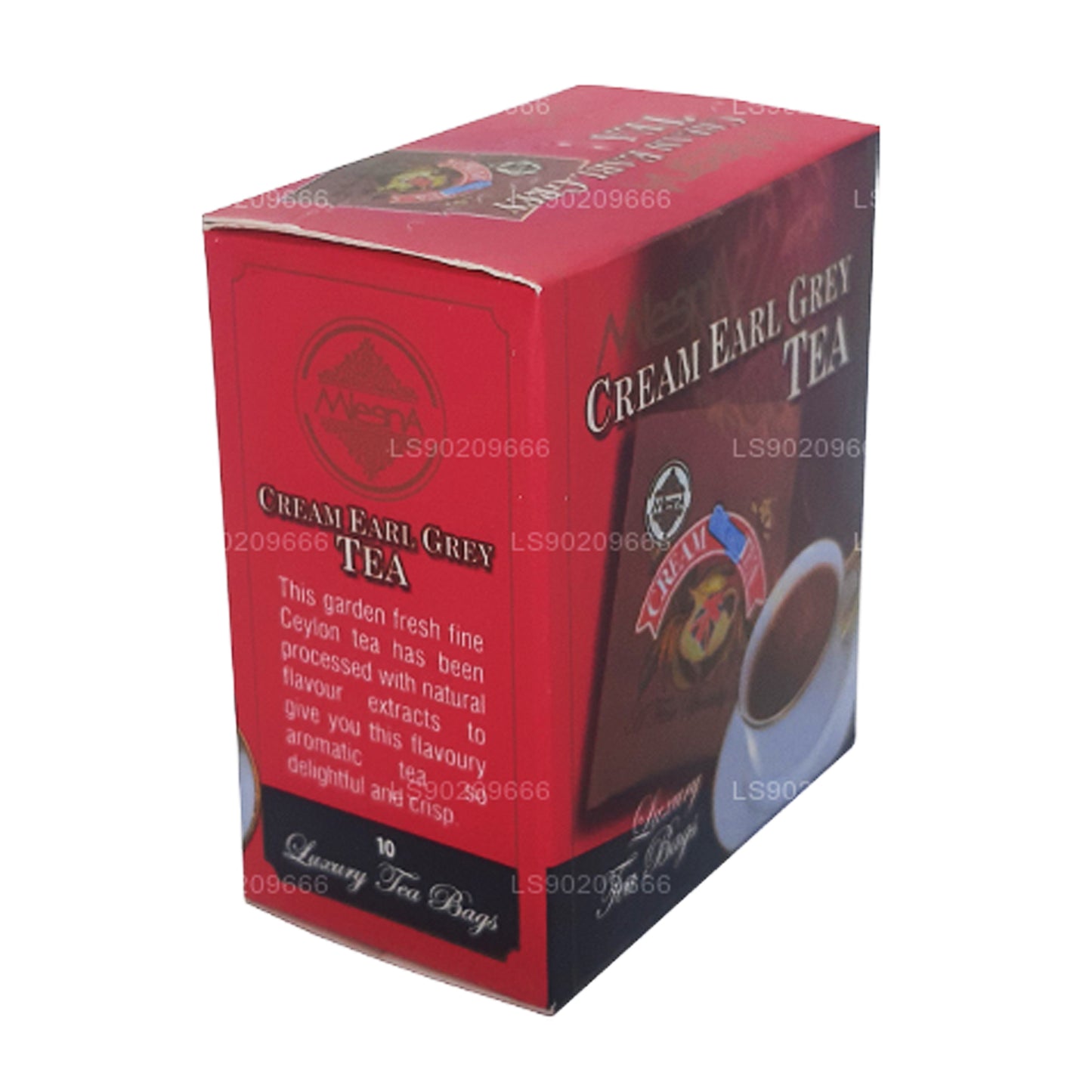 Thé Mlesna Cream Earl Grey (20g) 10 sachets de thé de luxe