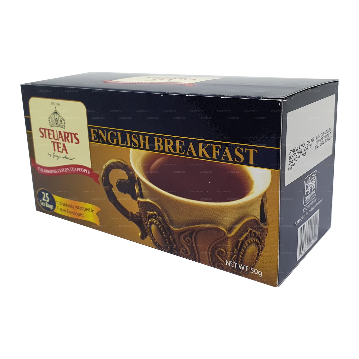 Thé George Steuart English Breakfast (50 g) 25 sachets de thé