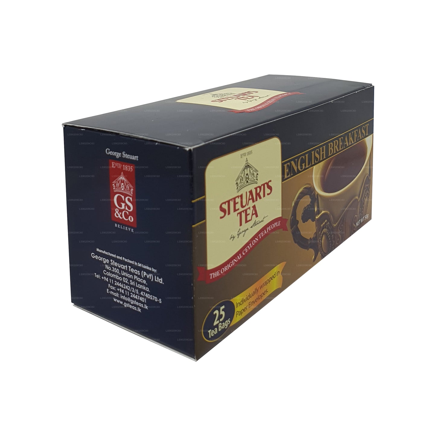 Thé George Steuart English Breakfast (50 g) 25 sachets de thé