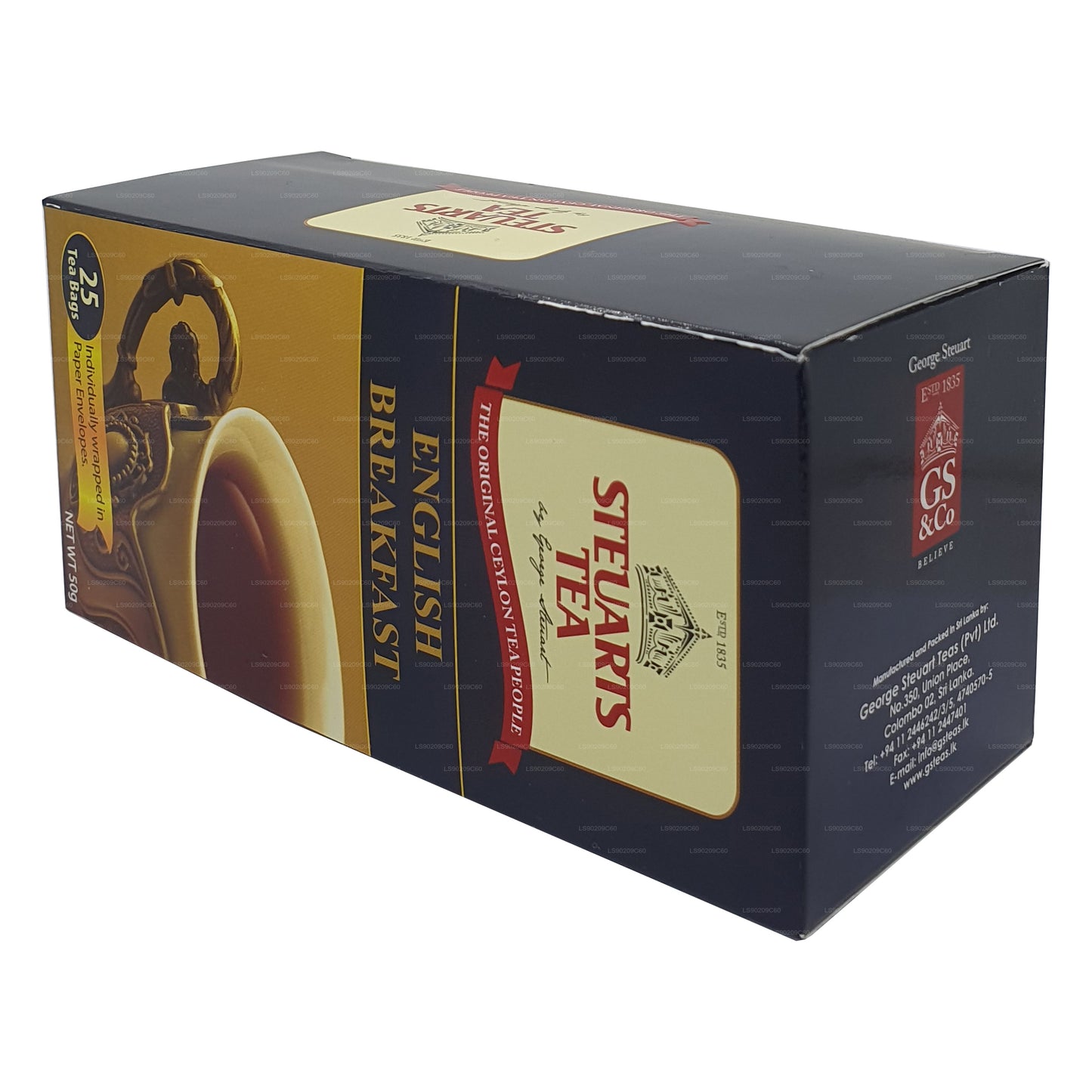 Thé George Steuart English Breakfast (50 g) 25 sachets de thé