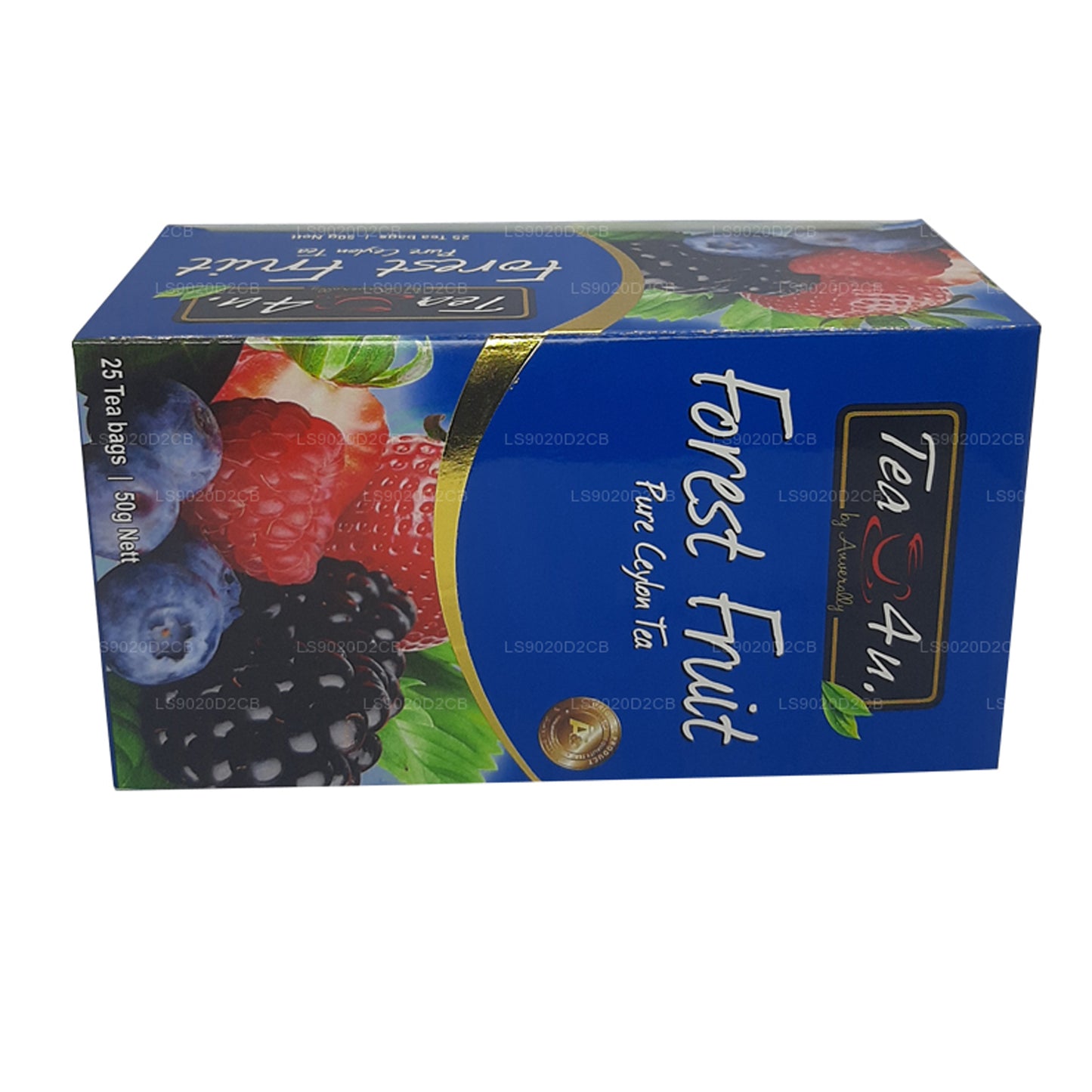 Thé aux fruits de la forêt Tea4U (50 g) 25 sachets de thé