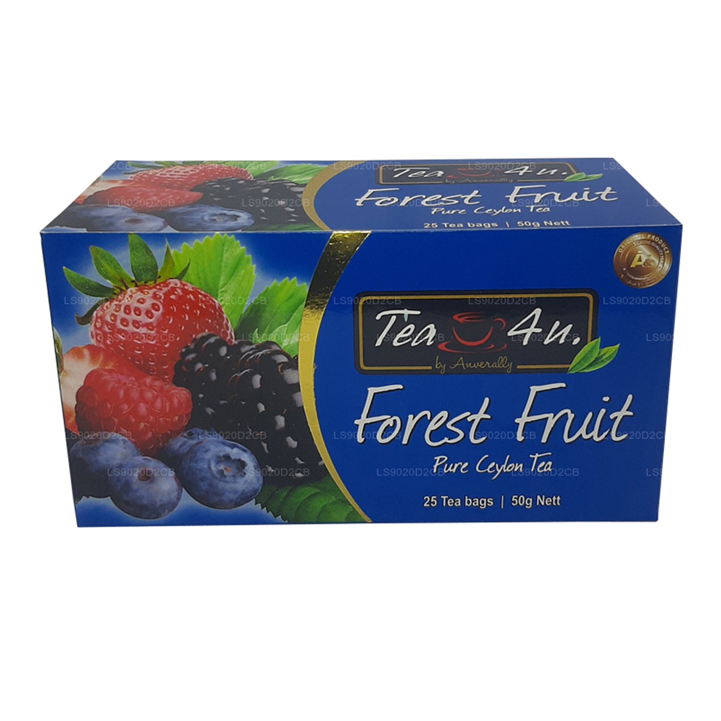 Thé aux fruits de la forêt Tea4U (50 g) 25 sachets de thé