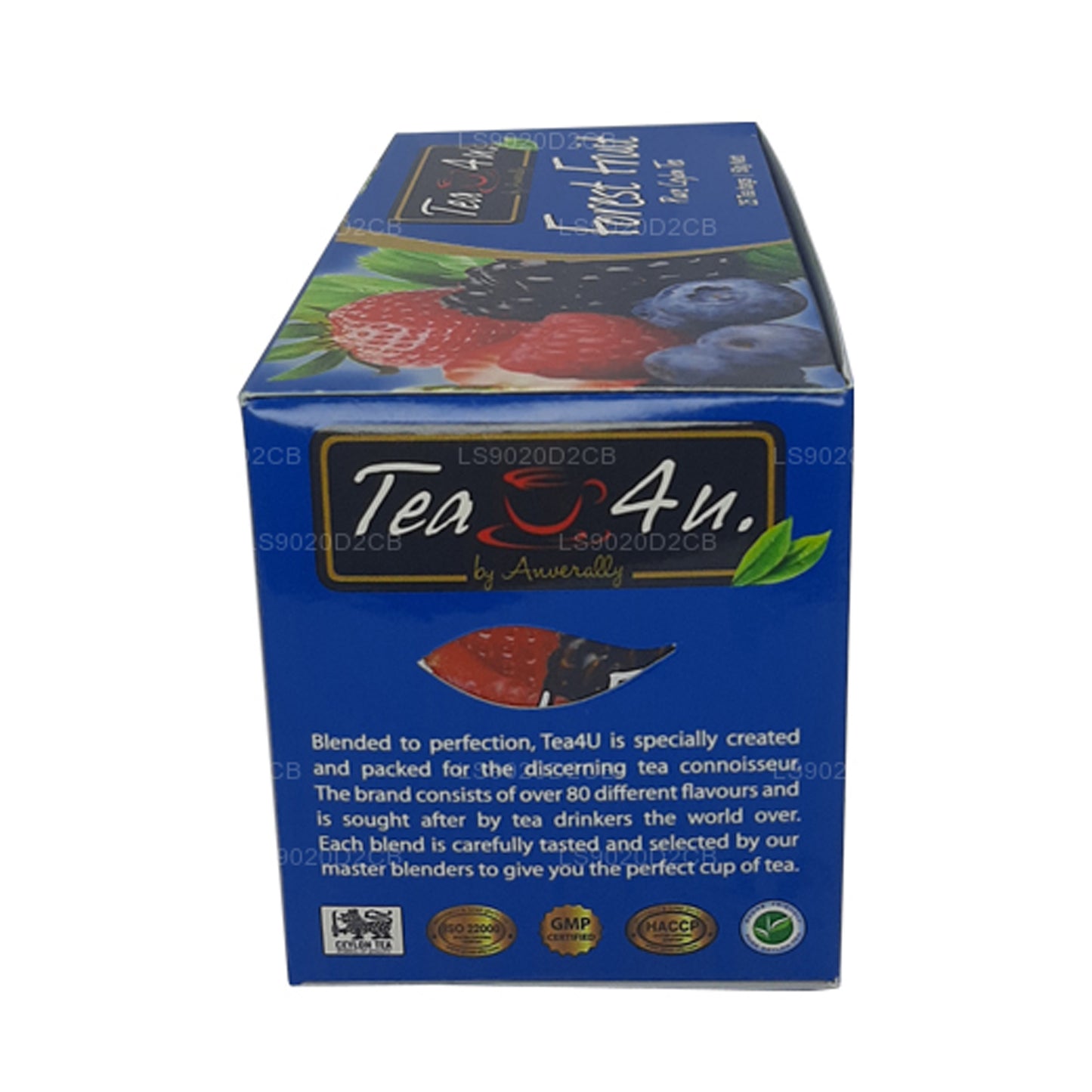 Thé aux fruits de la forêt Tea4U (50 g) 25 sachets de thé