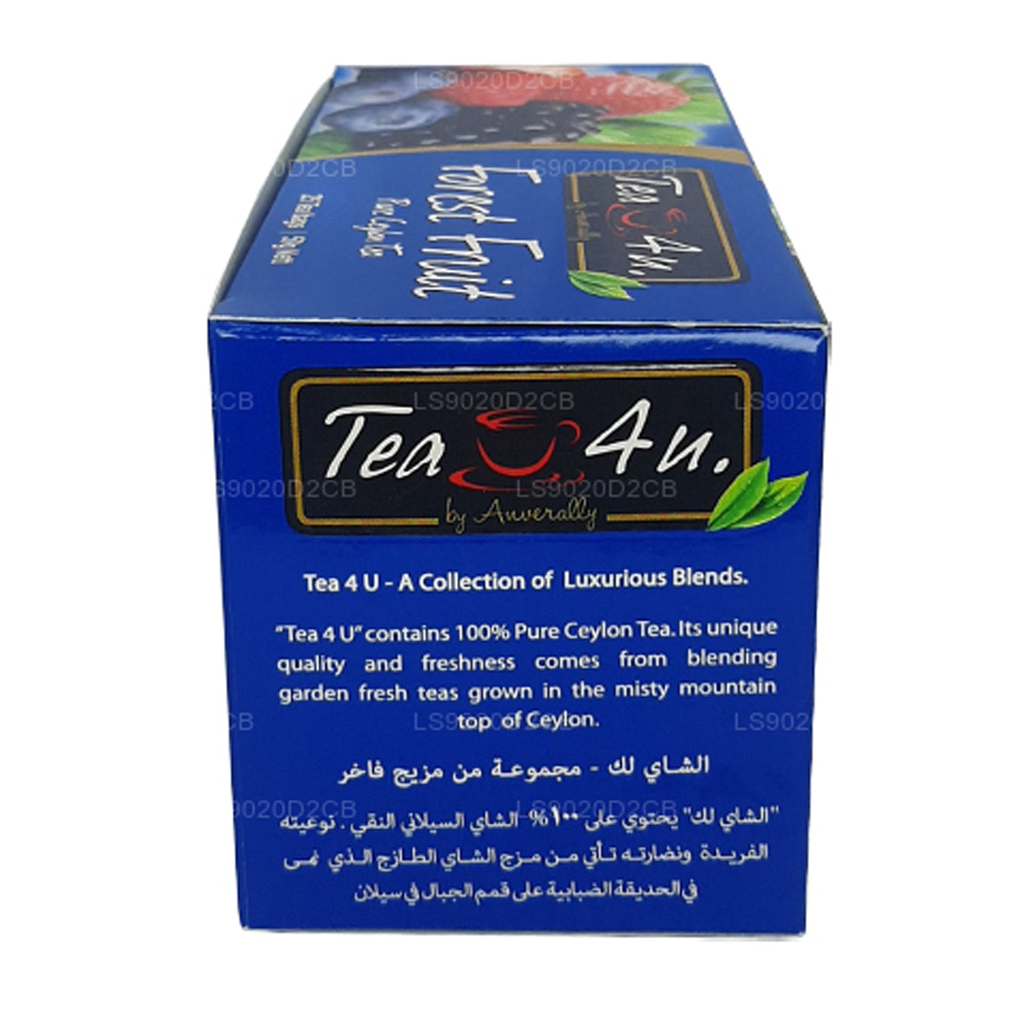 Thé aux fruits de la forêt Tea4U (50 g) 25 sachets de thé