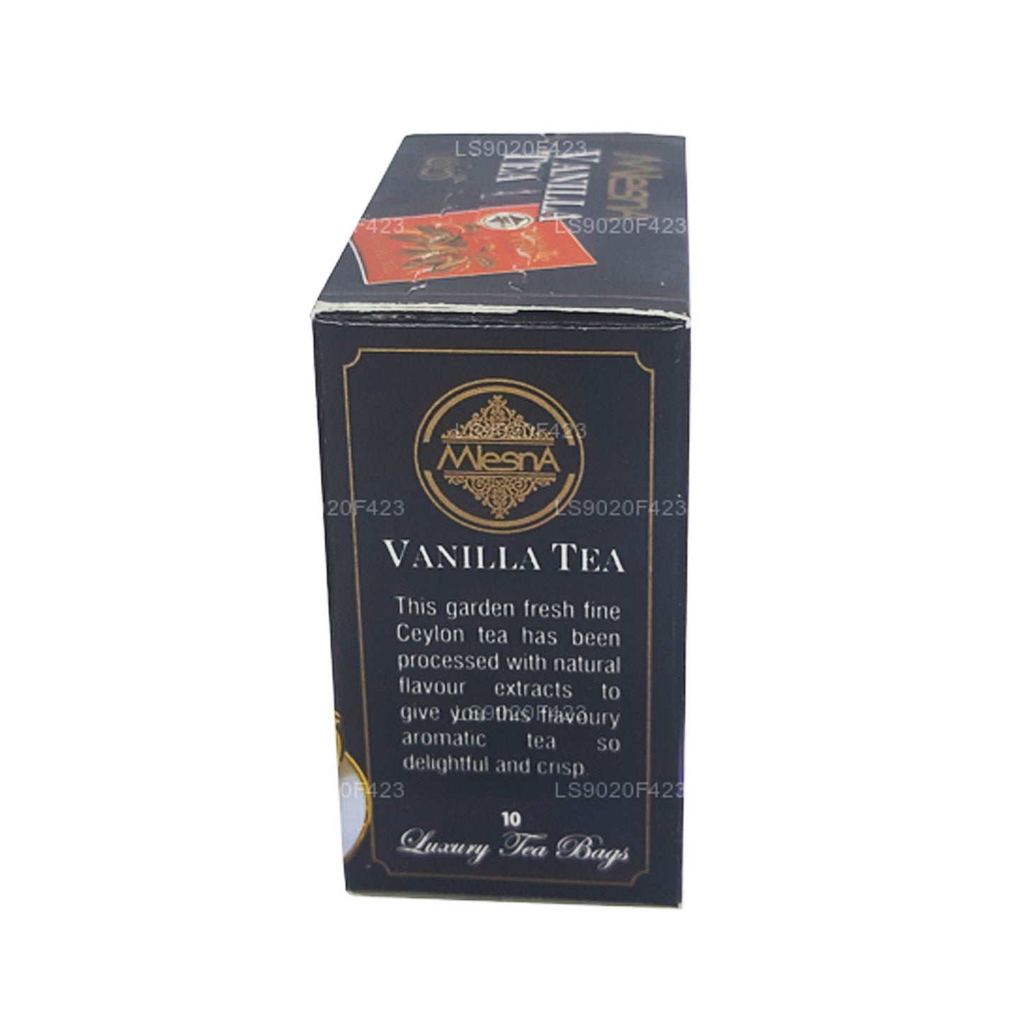 Thé à la vanille Mlesna (20g) 10 sachets de thé de luxe