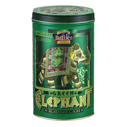 Boîte en étain Battler Green Elephant (200 g)