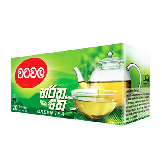 Sachets de thé vert Watawala (30 g)
