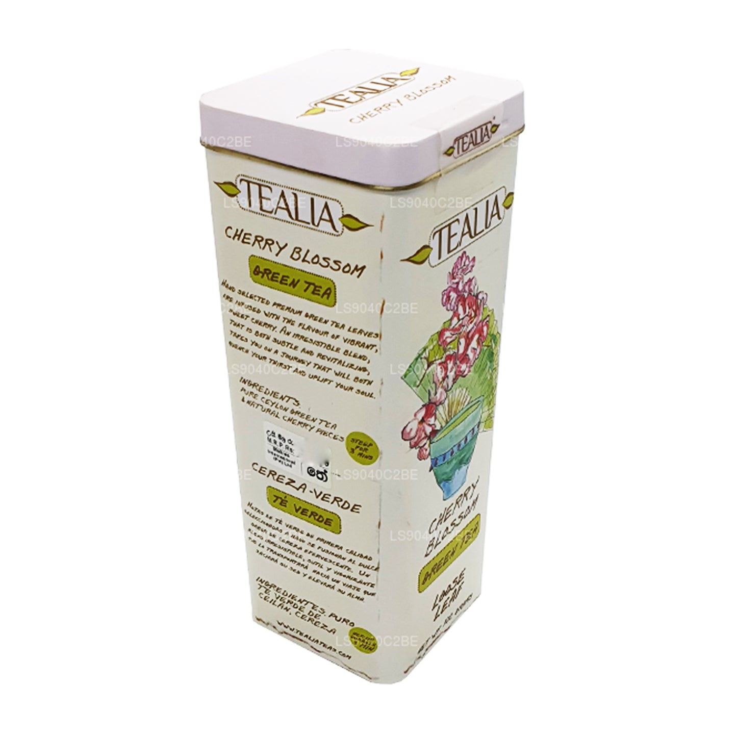 Thé vert Tealia Cherry Blossom Loose Leaf (100 g)