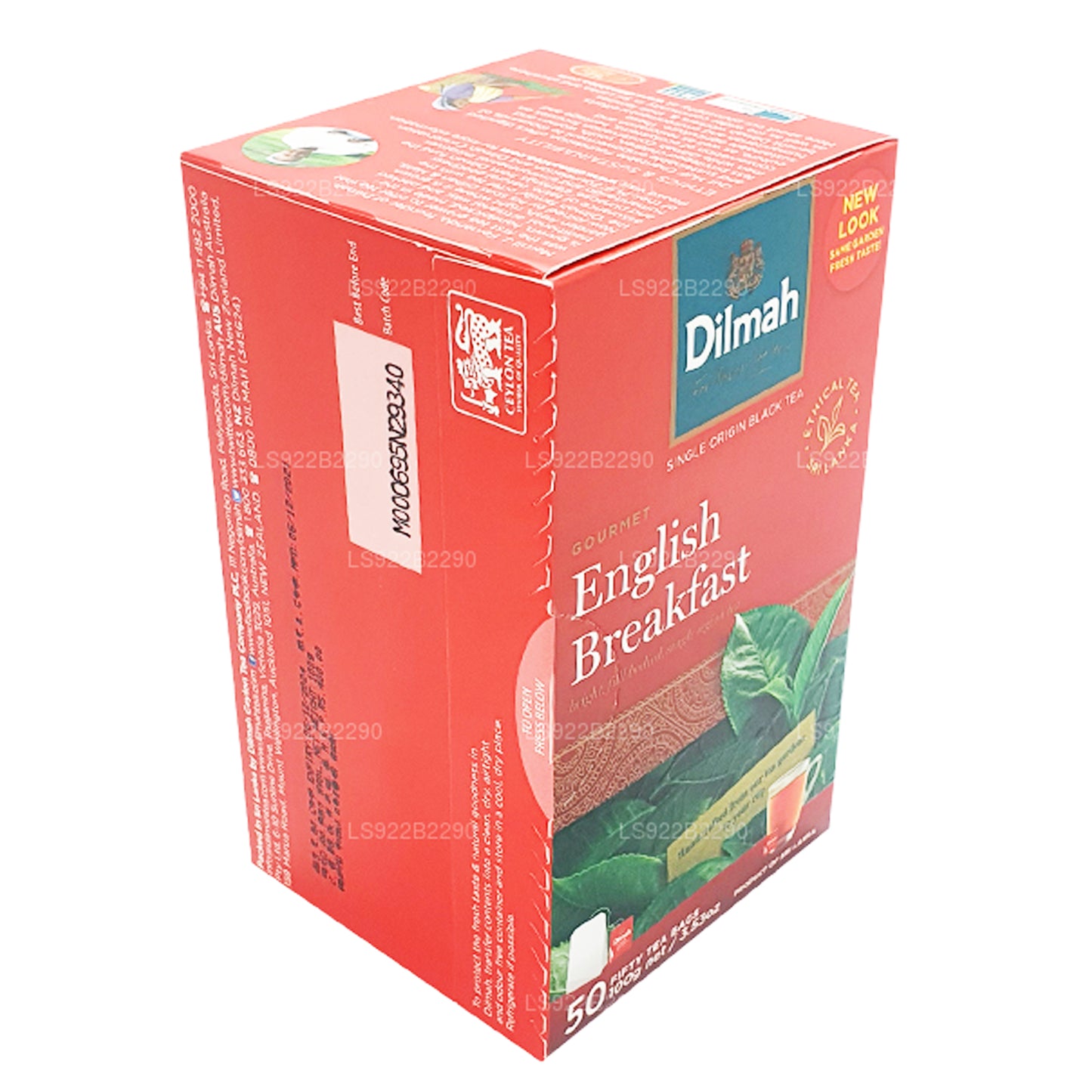 Thé anglais Dilmah pour petit déjeuner, 50 sachets de thé (100 g)