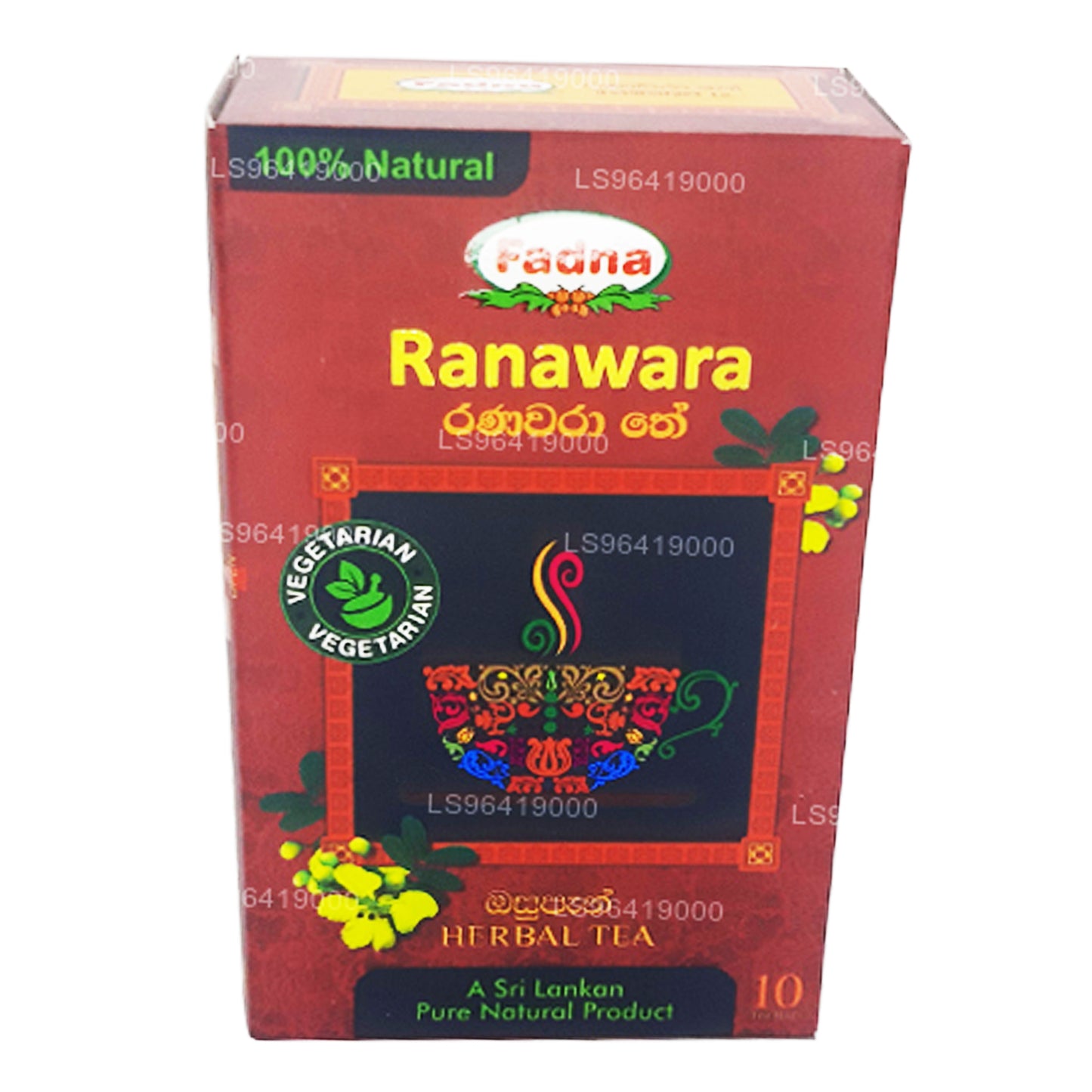 Thé aux herbes Fadna Ranawara (20 g) 10 sachets de thé