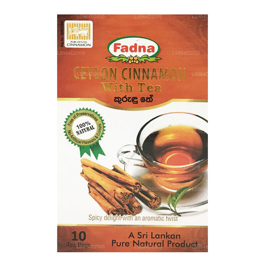 Thé aux herbes à la cannelle de Ceylan Fadna (20 g) 10 sachets de thé