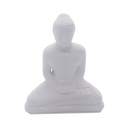 Statue de Bouddha (couleur blanche) pour tableau de bord de voiture (7 cm x 3 cm)