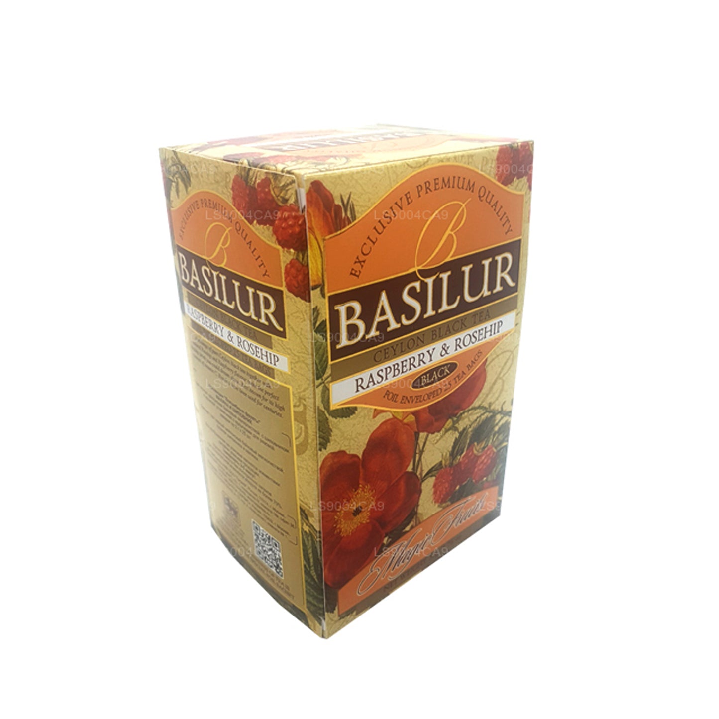 Basilur Magic Fruits à la framboise et à l'églantier (50g) 25 sachets de thé