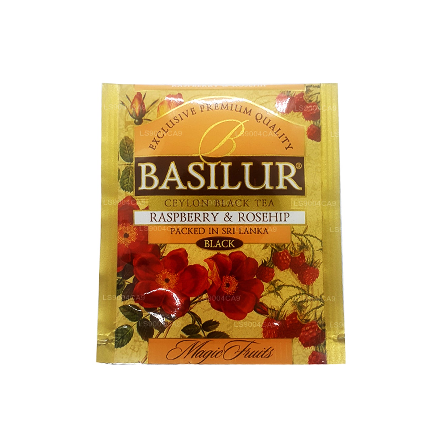 Basilur Magic Fruits à la framboise et à l'églantier (50g) 25 sachets de thé