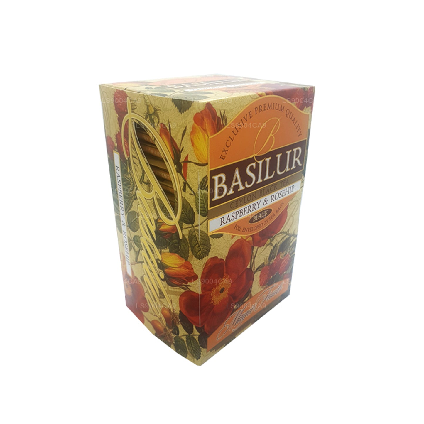 Basilur Magic Fruits à la framboise et à l'églantier (50g) 25 sachets de thé