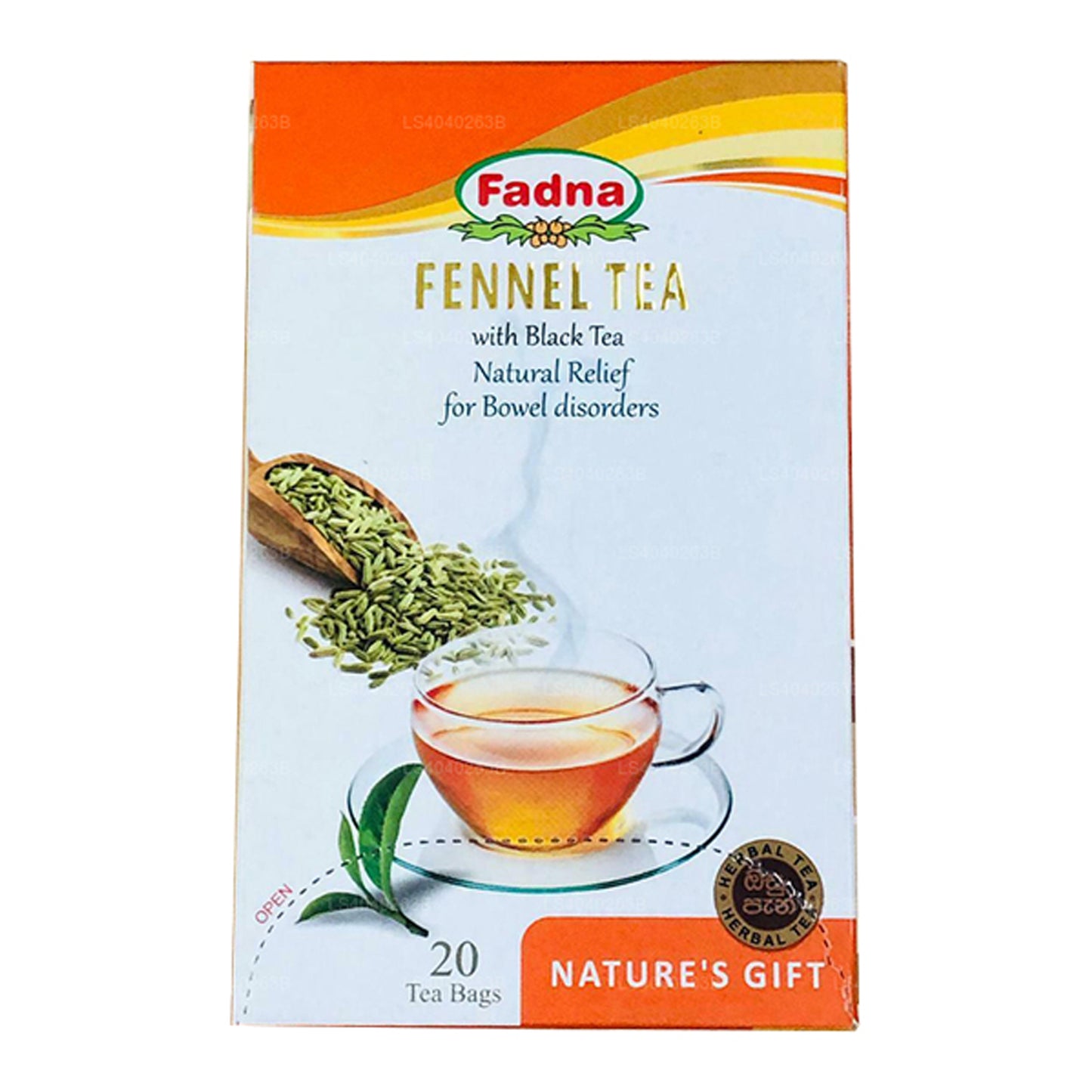 Thé au fenouil Fadna (40g) 20 sachets de thé