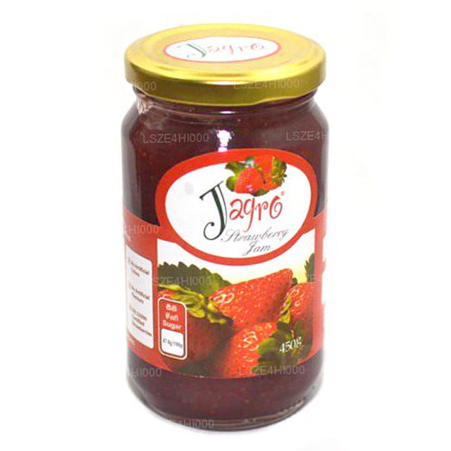 bouteille de confiture de fraises JAGRO
