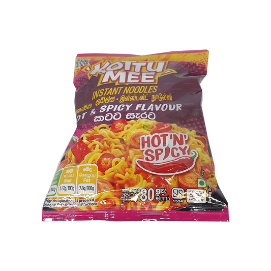 Kottu mee chaud et épicé (80g)