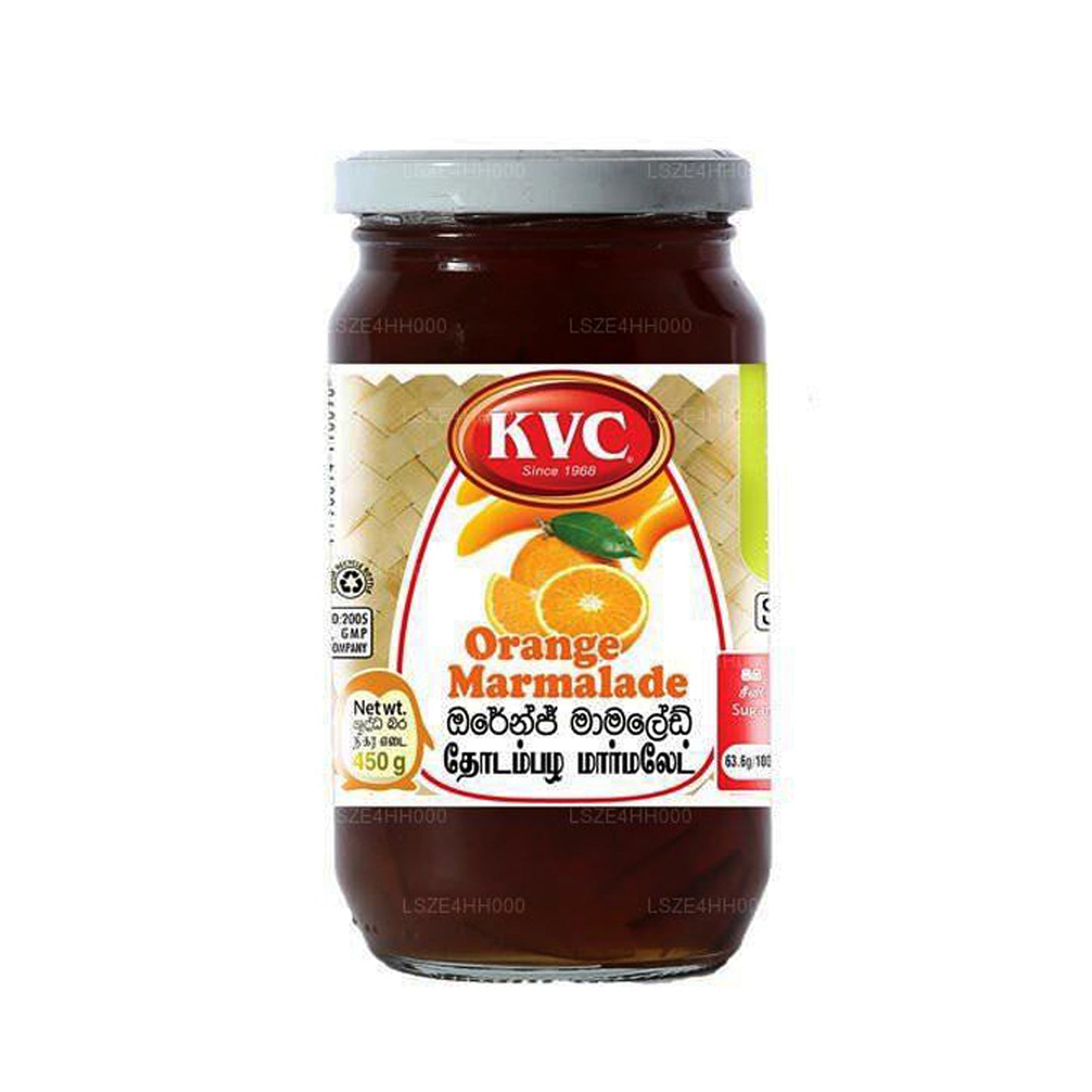 Confiture d'oranges KVC Jam (450g)