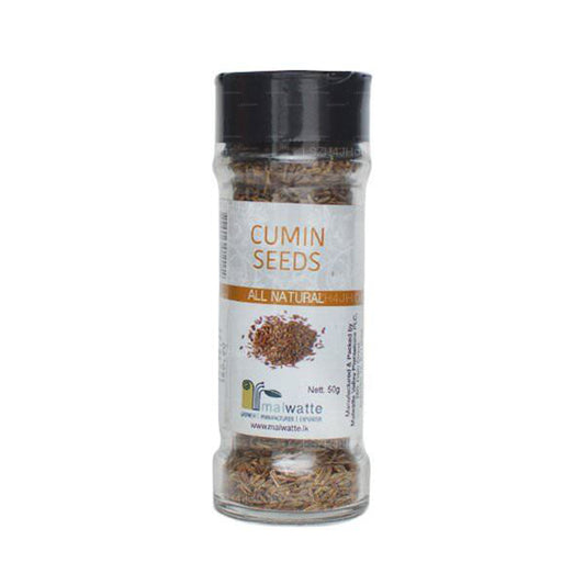 Malwatte Spices Cumin Seeds Bottle (50g)