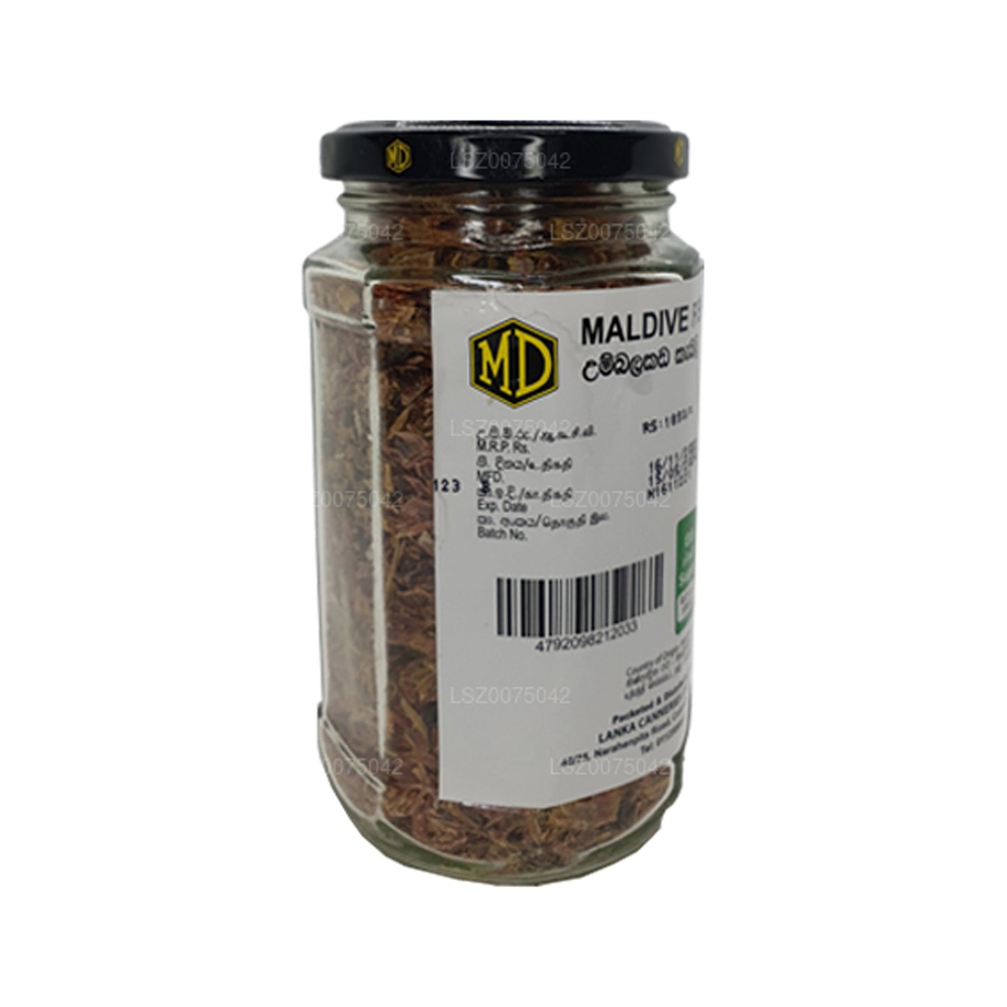 Bouteille de chips de poisson MD Maldive (200 g)