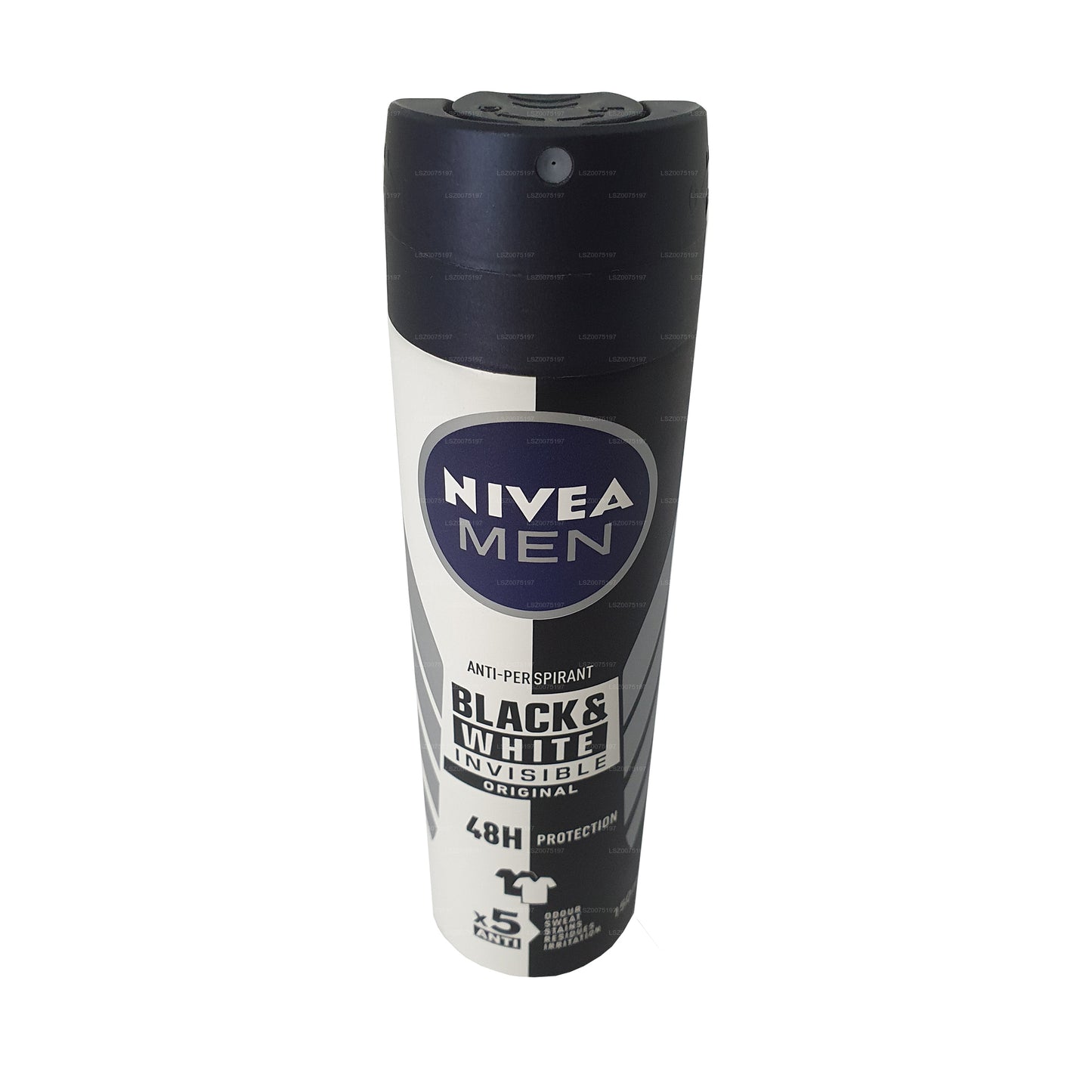 Déodorant noir et blanc Nivea Invisible pour homme (250 ml)