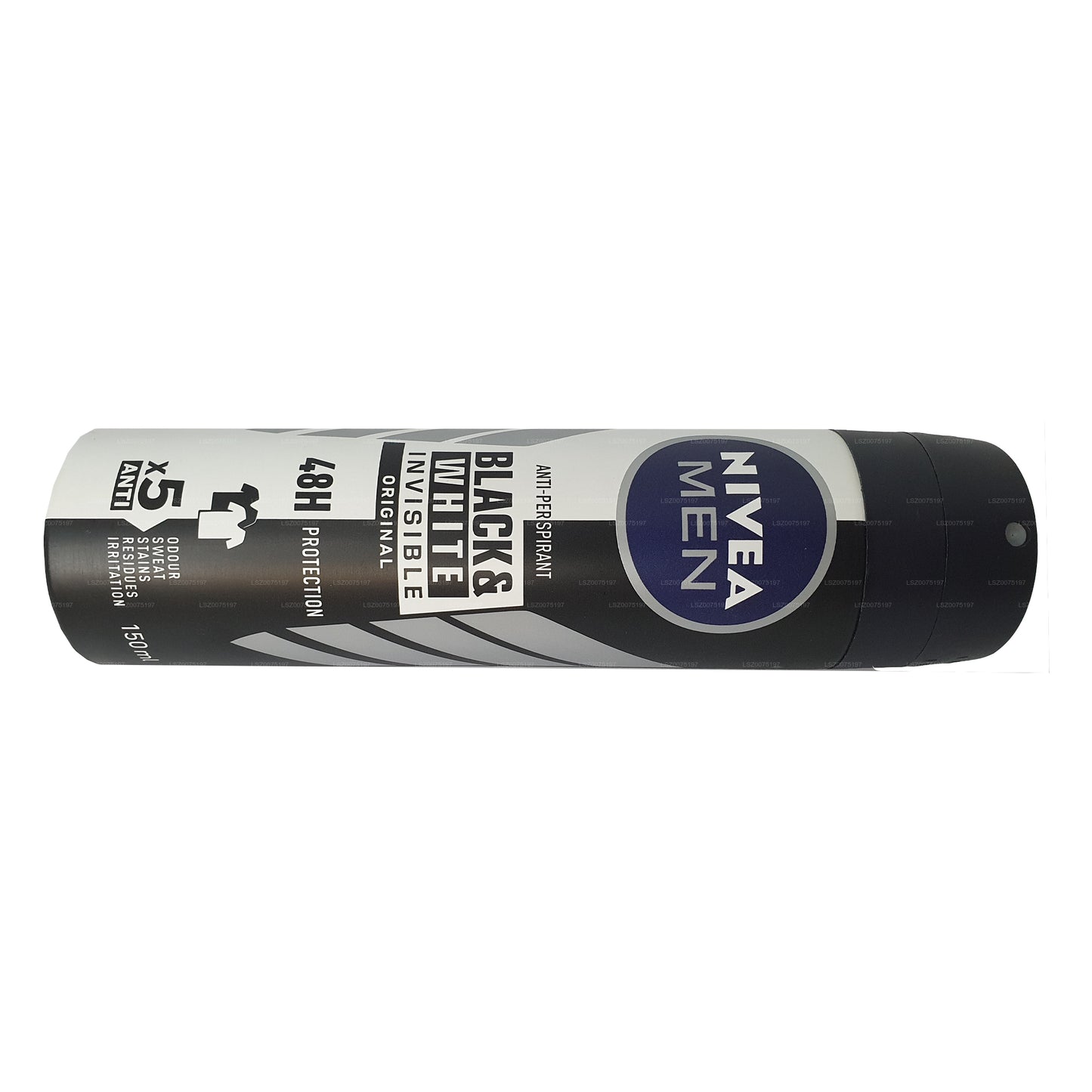 Déodorant noir et blanc Nivea Invisible pour homme (250 ml)