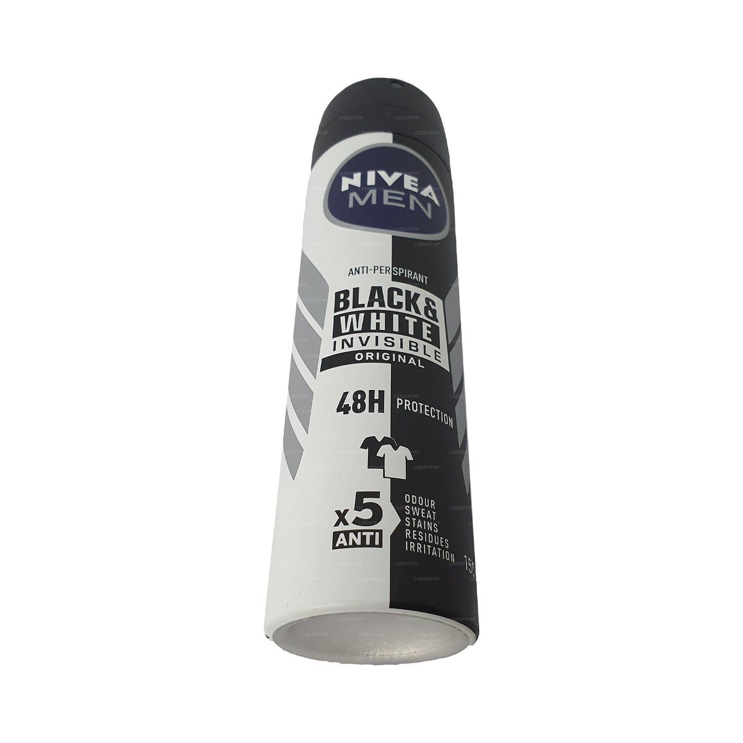 Déodorant noir et blanc Nivea Invisible pour homme (250 ml)