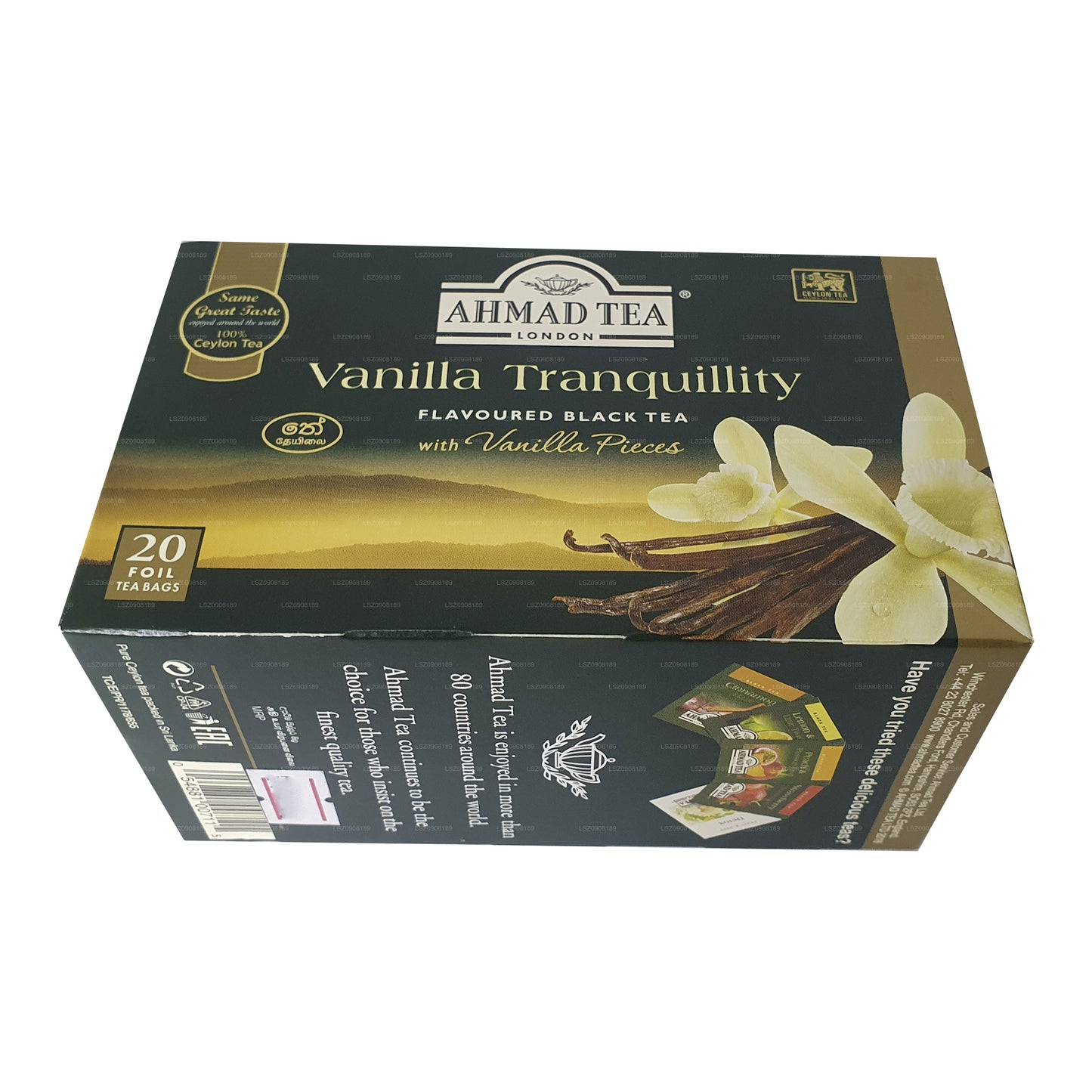 Ahmad tea Vanilla Tranquility 20 sachets de thé en aluminium (40 g)