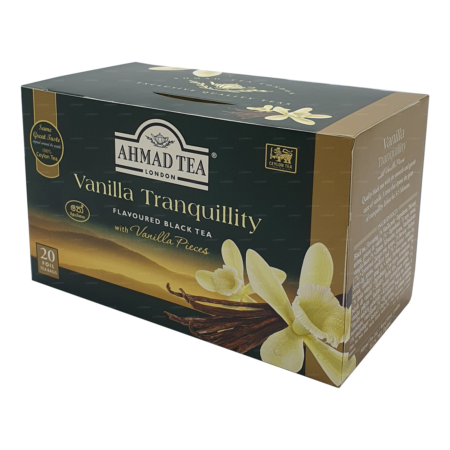 Ahmad tea Vanilla Tranquility 20 sachets de thé en aluminium (40 g)