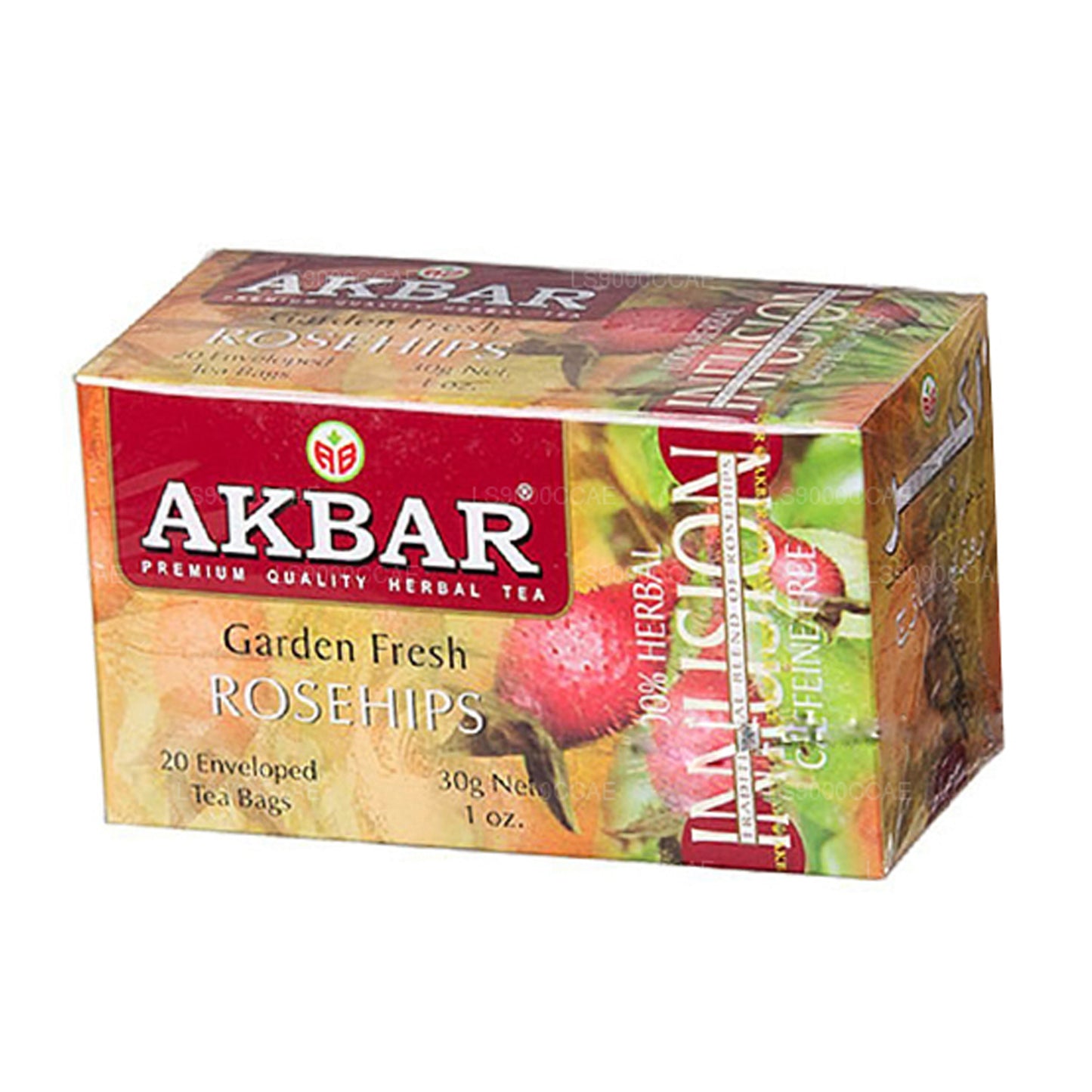 Akbar Garden Fresh Rosehips 20 sachets de thé (30 g)