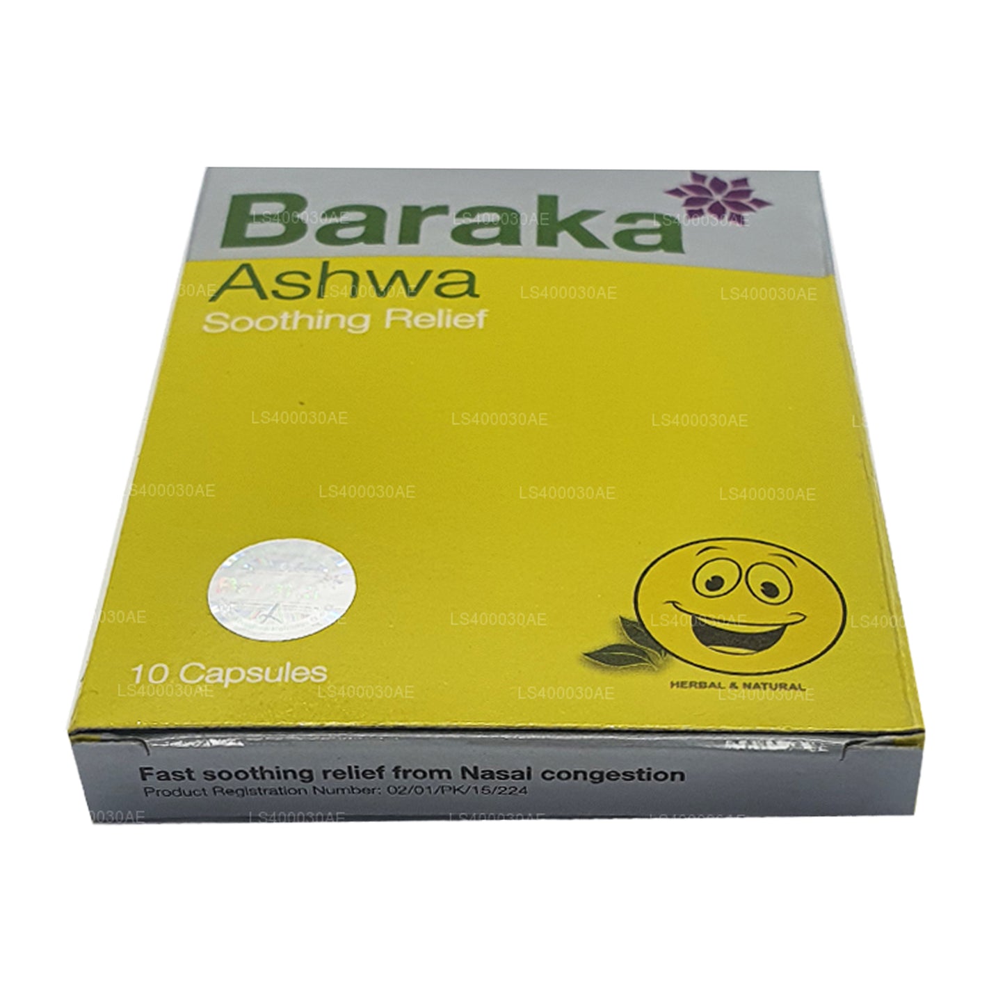 Soulagement apaisant Baraka Ashwa (10 capsules)