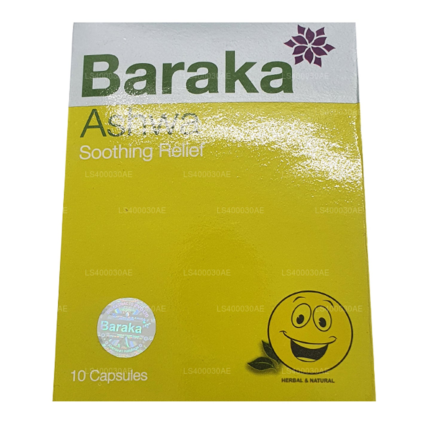 Soulagement apaisant Baraka Ashwa (10 capsules)