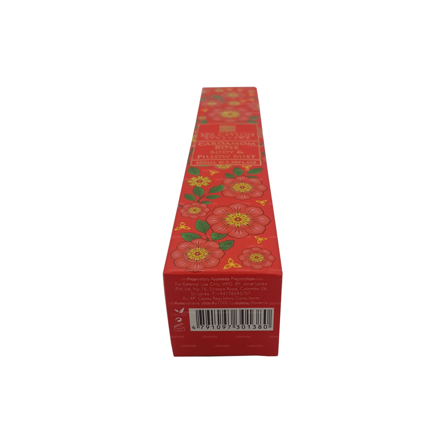 Brume pour le corps et les oreillers Spa Ceylon Cardamom Rose (100 ml)