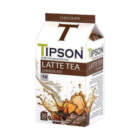 Thé au lait aromatisé au chocolat Tipson (75g) 30 sachets de thé