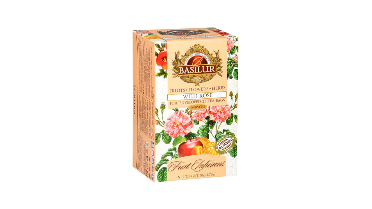 Basilur Fruit Infusions Wild Rose (40g)