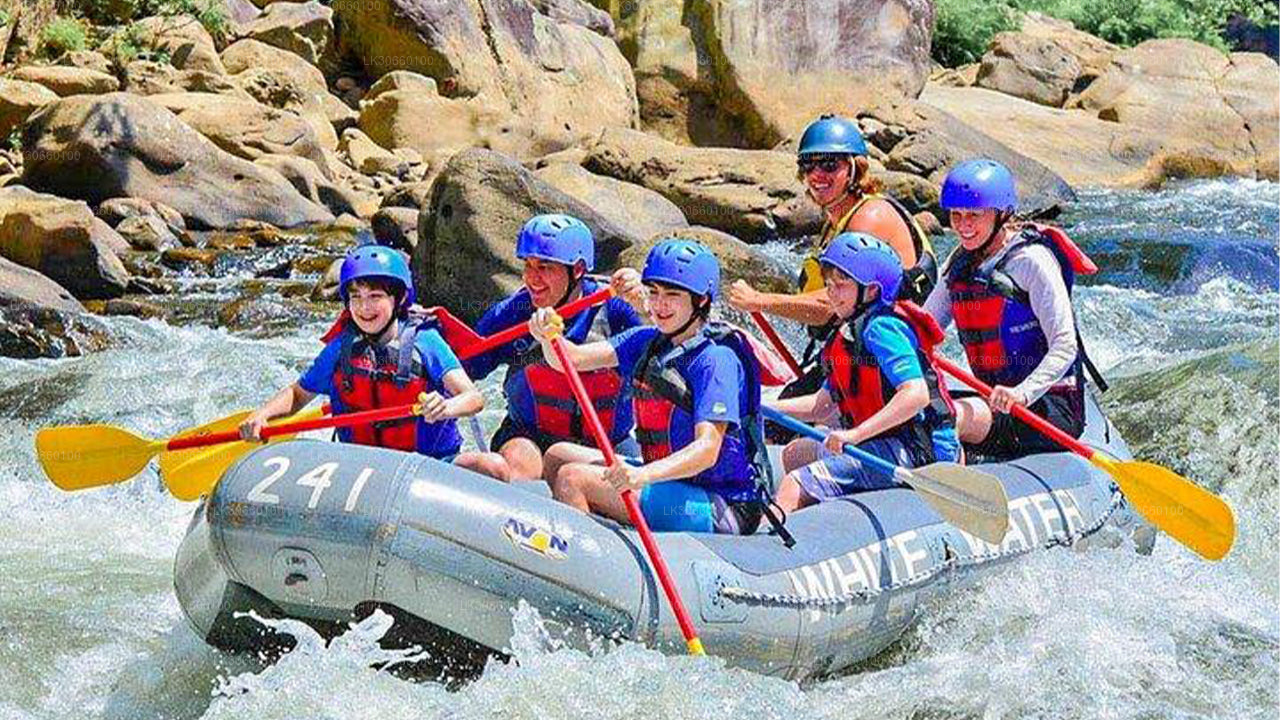 Rafting en eau vive depuis le mont Lavinia