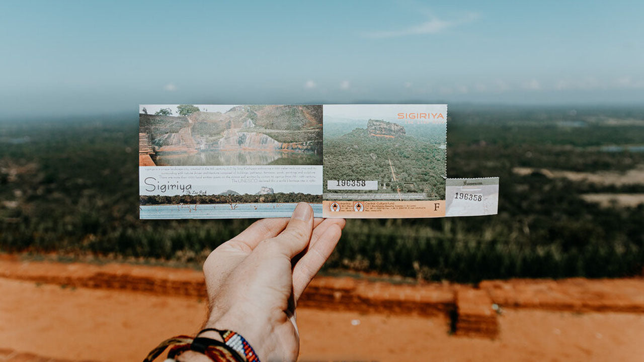 Billet d'entrée à Sigiriya