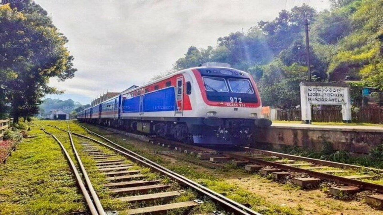 Trajet entre Peradeniya et Badulla (train n° 1001 « Denuwara Menike »)