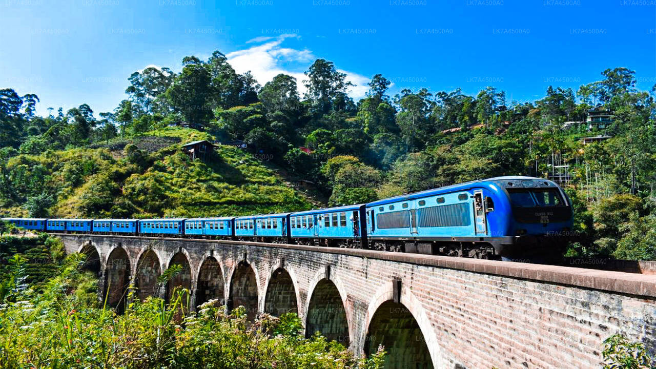 Trajet en train de Nanu Oya à Ella (train n° : 1005 « Podi Menike »)