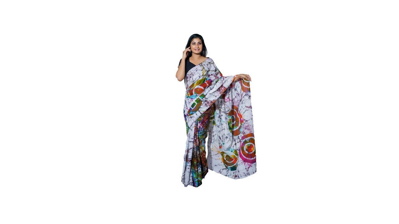 Lakpura Batik Saree (Design S310)