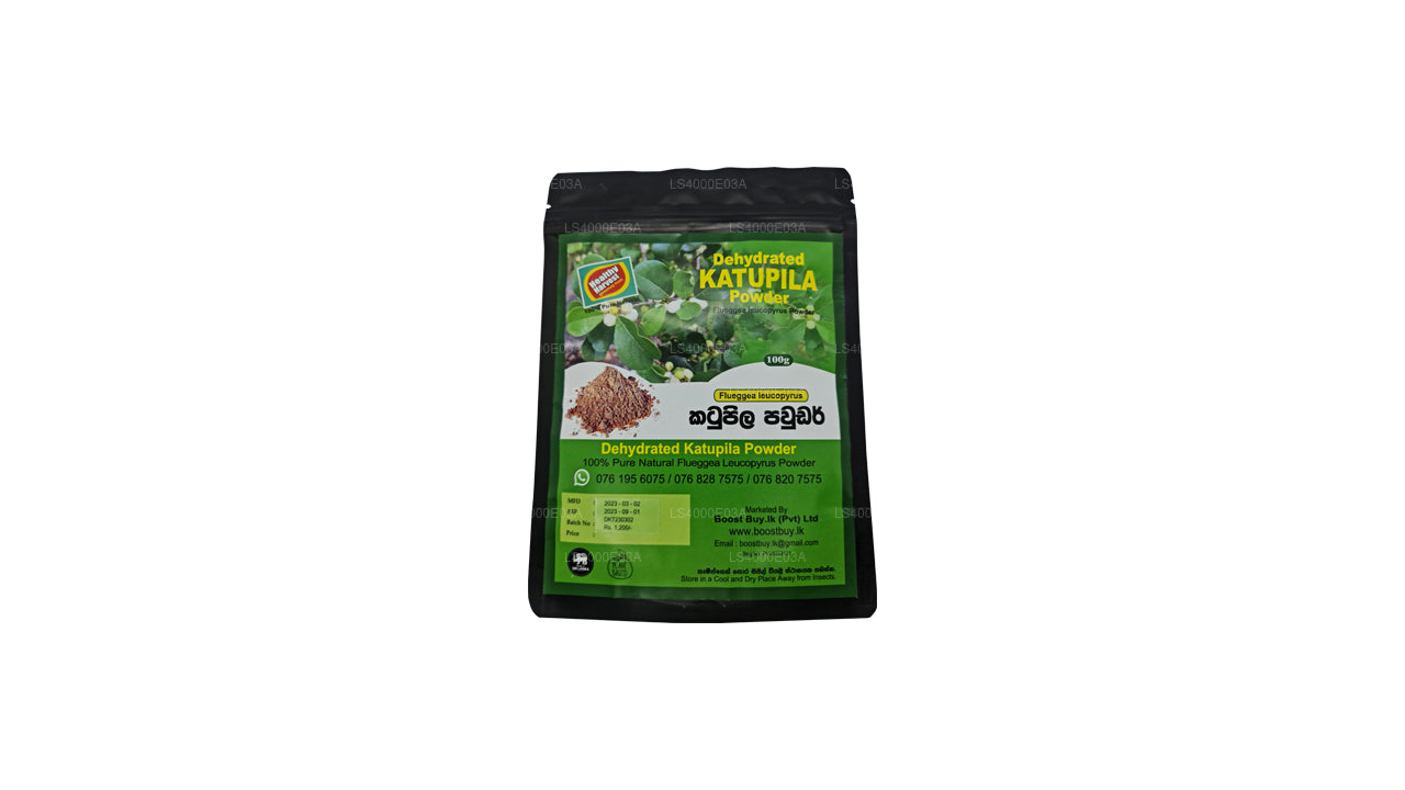 Poudre de katupila déshydratée Healthy Harvest (100 g)