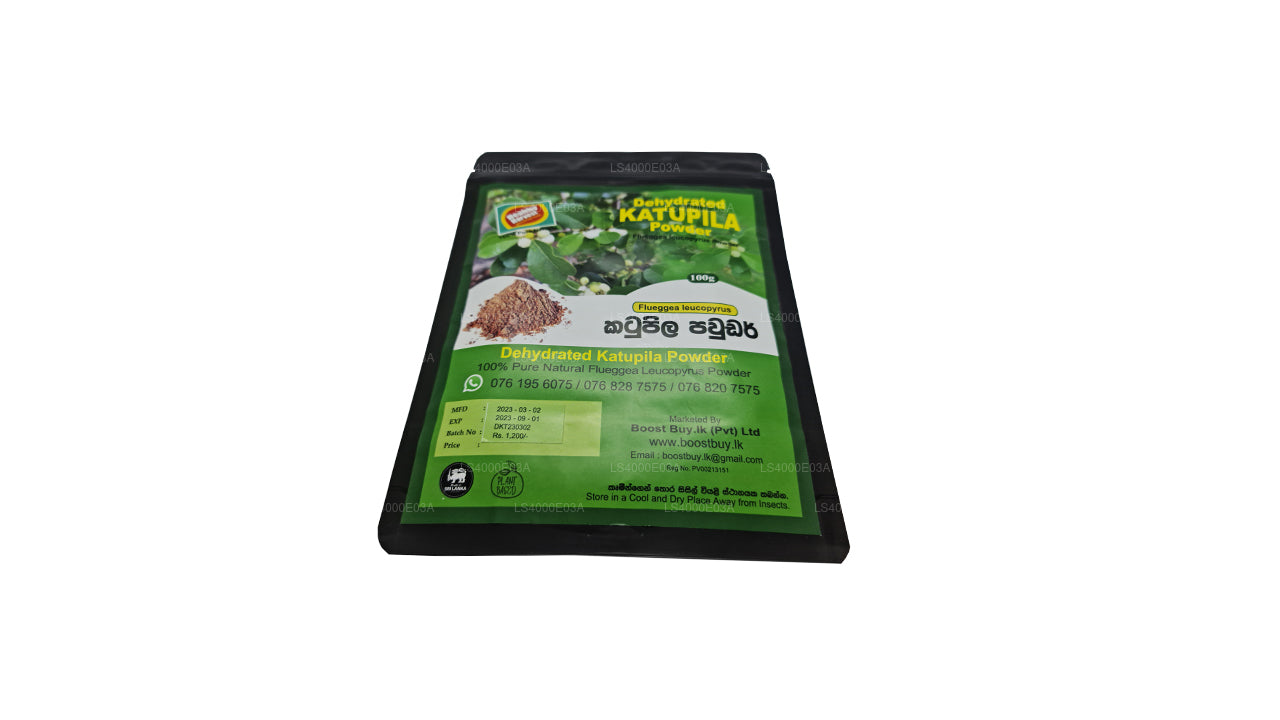 Poudre de katupila déshydratée Healthy Harvest (100 g)