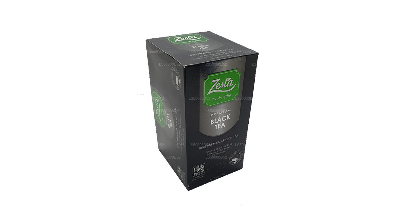 Thé noir Zesta Premium (40 g) 20 sachets de thé