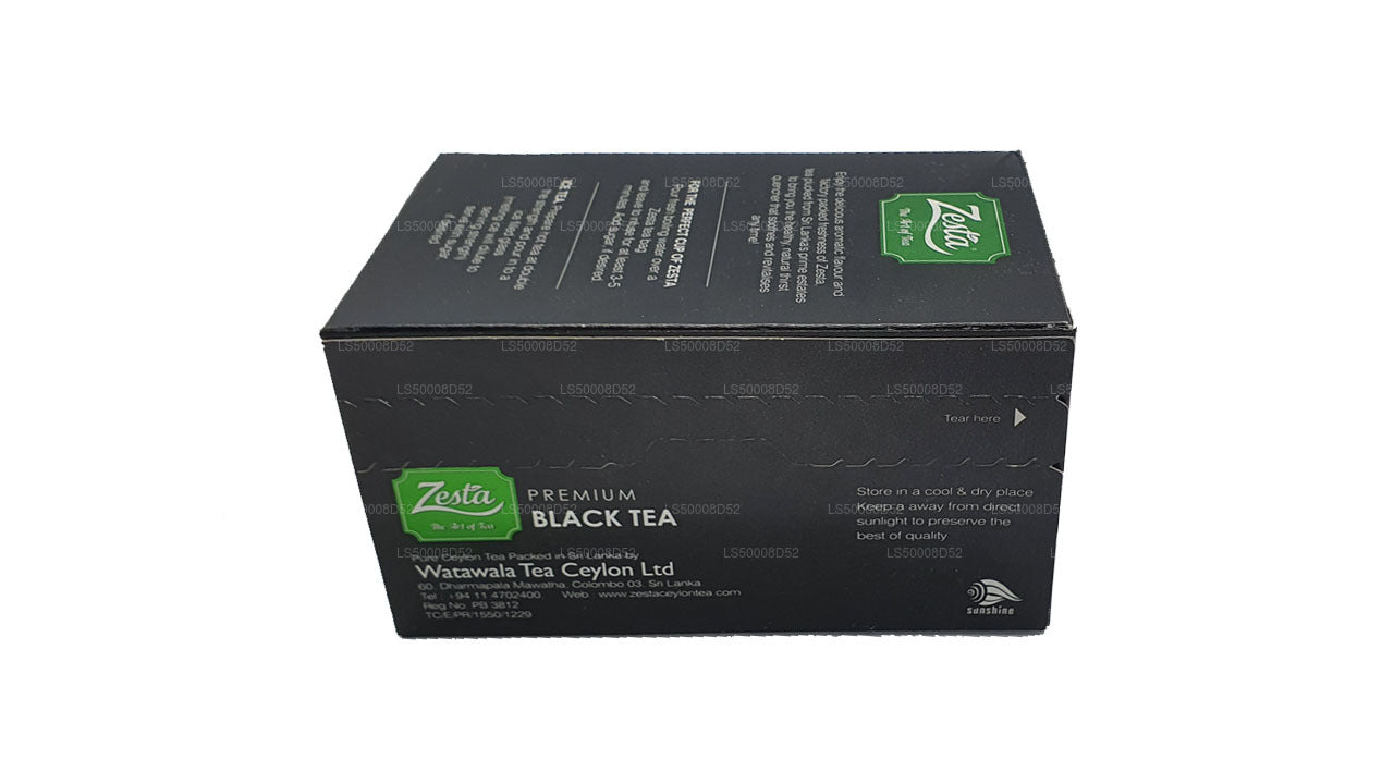 Thé noir Zesta Premium (40 g) 20 sachets de thé