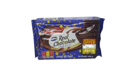 Biscuit à la crème au chocolat véritable Maliban (400 g)