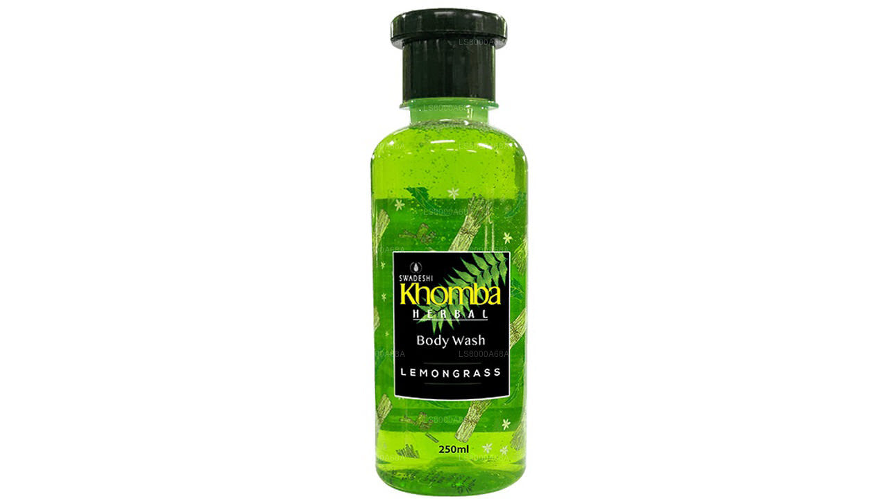 Nettoyant pour le corps Swadeshi Khomba à la citronnelle (250 ml)