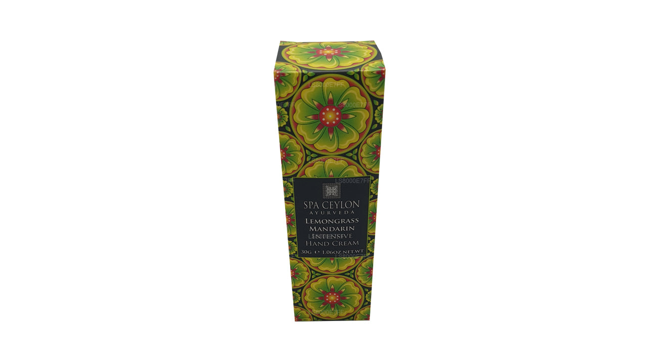 Crème intensive pour les mains Spa Ceylon Lemongrass Mandarin (30 g)