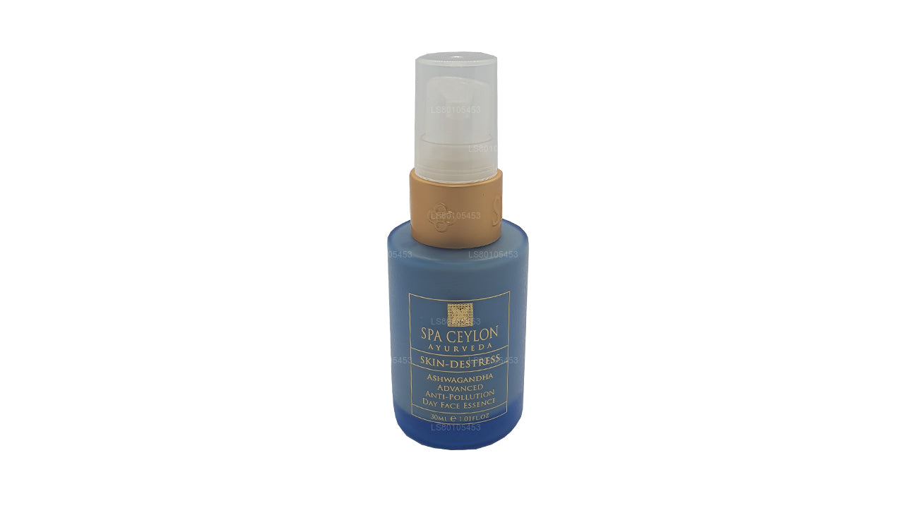 Spa Ceylon Skin Destress Ashwagandha Essence de jour anti-pollution avancée pour le visage (30 ml)